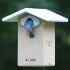Discount 👏 Birds Choice 13" Recycled Poly-Lumber Ultimate Bluebird House Blue 🌟 -Garden Decor Shop unnamed file 2306