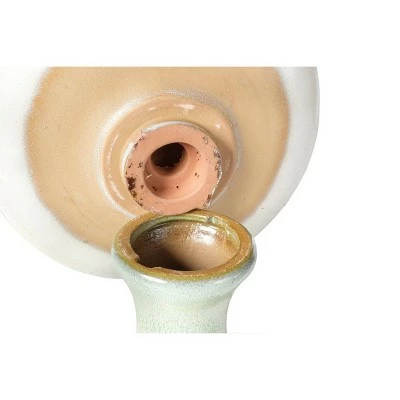 Best deal π₯° 13" Handmade Glazed Ceramic Daisy Birdbath - Alfresco Home LLC Blue π 4 Best deal π₯° 13" Handmade Glazed Ceramic Daisy Birdbath - Alfresco Home LLC Blue π - Image 2