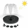 Coupon 😀 Dartwood Solar Bird Bath and Water Fountain with 4 Different Nozzle Heads for Bird Baths and Small Ponds (2 Pack) 🎉