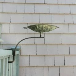 Buy 😀 12" Aspen Leaf Birdbath with Rail Mount Bracket Antique Brass Plated - ACHLA Designs ✔️ -Garden Decor Shop unnamed file 2322