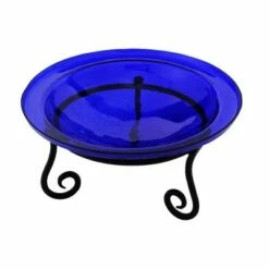 Discount 😉 3" Reflective Crackle Glass Birdbath Bowl - Achla Designs Red 👍