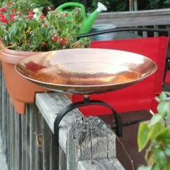 New π 8" Stainless Steel Birdbath Bowl with Over Rail Bracket Polished Copper Plated - ACHLA Designs π 7 New π 8" Stainless Steel Birdbath Bowl with Over Rail Bracket Polished Copper Plated - ACHLA Designs π -Garden Decor Shop unnamed file 2342