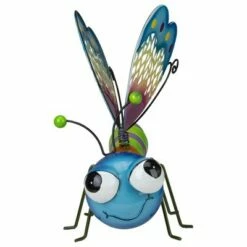 Outlet ✨ Napco 10" Large Muliti-Color Metal Smiling Butterfly Outdoor Garden Figurine 🔔 -Garden Decor Shop unnamed file 235