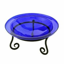 Buy 💯 7" Reflective Crackle Glass Birdbath Bowl With Short Stand - Achla Designs Fern Green 🔥 -Garden Decor Shop unnamed file 2352