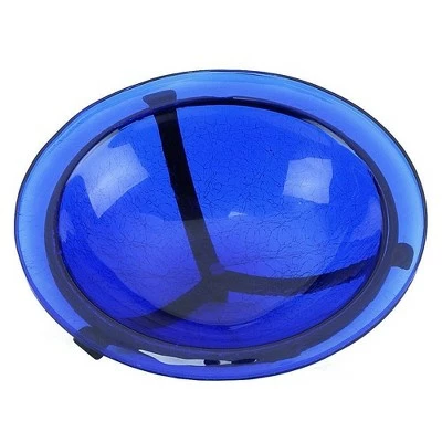 Best Pirce 🥰 3" Iron and Crackle Glass Birdbath Bowl with Stake - ACHLA Designs Cobalt Blue 🛒 3 Best Pirce 🥰 3" Iron and Crackle Glass Birdbath Bowl with Stake - ACHLA Designs Cobalt Blue 🛒