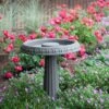 Best Sale 😀 17" Bird Bath with Pedestal Charcoal - Bloem 🔔 -Garden Decor Shop unnamed file 2381