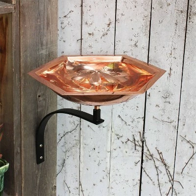 Best reviews of ⌛ 11.7" Hexagonal Bee Fountain and Birdbath with Wal Mount Bracket Copper Plated Finish - ACHLA Designs ⭐ 4 Best reviews of ⌛ 11.7" Hexagonal Bee Fountain and Birdbath with Wal Mount Bracket Copper Plated Finish - ACHLA Designs ⭐ - Image 2
