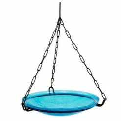 Best Sale 💯 ACHLA Designs 2.5" Reflective Crackle Glass Birdbath Bowl - Alcha Designs Cobalt Blue ✔️