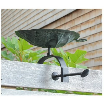Cheap π 17" Aspen Leaf Birdbath with Over Rail Bracket Antique Brass Plated - ACHLA Designs π 5 Cheap π 17" Aspen Leaf Birdbath with Over Rail Bracket Antique Brass Plated - ACHLA Designs π - Image 3