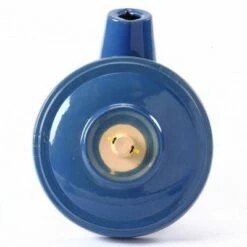 Brand new β€οΈ Birds Choice 19" Burley Clay Simple Elegance Bellflower Birdbath Blue π