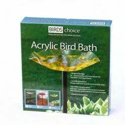 Promo π€© Birds Choice 5" Acrylic Birdbath Red π
