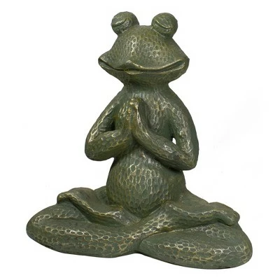 Wholesale π Northlight 14" Gold Verdigris Yoga Frog Outdoor Garden Statue π― 6 Wholesale π Northlight 14" Gold Verdigris Yoga Frog Outdoor Garden Statue π― - Image 4