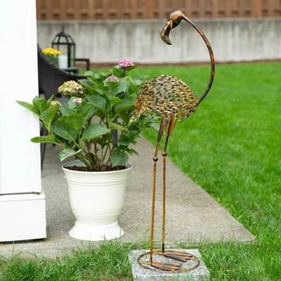 Hot Sale π Zingz & Thingz Zingz & Thingz 11.75" Iron Wild Flamingo Garden Art Duo Bronze π 6 Hot Sale π Zingz & Thingz Zingz & Thingz 11.75" Iron Wild Flamingo Garden Art Duo Bronze π - Image 4