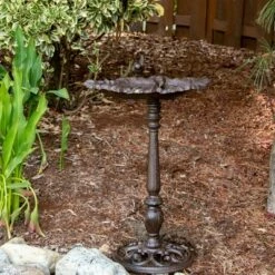 Top 10 ✔️ Zingz & Thingz Zingz & Thingz 23.75" Forest Frolic Cast Iron Birdbath Dark Brown 😀 -Garden Decor Shop unnamed file 2544