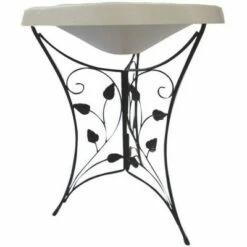 Best Sale 😍 Birds Choice 9" Ivy Pedestal Heated Birdbath White 🛒 -Garden Decor Shop unnamed file 2557