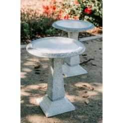 Best Sale β Set of 2 Concrete Matte Finish Bird Baths with Tall Square Pedestal and Base - White - XBrand 𧨠11 Best Sale β Set of 2 Concrete Matte Finish Bird Baths with Tall Square Pedestal and Base - White - XBrand 𧨠-Garden Decor Shop unnamed file 2579