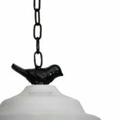 Coupon 🎉 Hanging White Metal Decorative Birdhouse - Foreside Home & Garden ⌛ -Garden Decor Shop unnamed file 2609