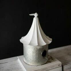 Best reviews of 😀 White Metal Decorative Birdhouse - Foreside Home & Garden ❤️ -Garden Decor Shop unnamed file 2619