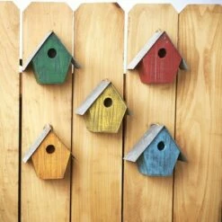 Flash Sale 💯 The Lakeside Collection Lakeside Rustic Wood Birdhouse - Farmhouse Outdoor Hanging Decoration for Spring ✔️ -Garden Decor Shop unnamed file 2631