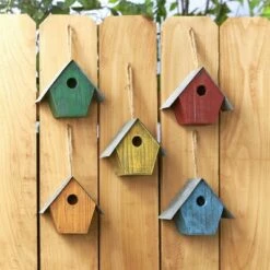 Flash Sale 💯 The Lakeside Collection Lakeside Rustic Wood Birdhouse - Farmhouse Outdoor Hanging Decoration for Spring ✔️ -Garden Decor Shop unnamed file 2633