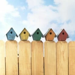 Flash Sale 💯 The Lakeside Collection Lakeside Rustic Wood Birdhouse - Farmhouse Outdoor Hanging Decoration for Spring ✔️ -Garden Decor Shop unnamed file 2634