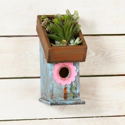 Deals π The Lakeside Collection Lakeside Wood Combination Bird House and Planter with Distressed Finish β 3 Deals π The Lakeside Collection Lakeside Wood Combination Bird House and Planter with Distressed Finish β - Image 3