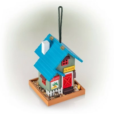 Flash Sale π Alpine Corporation 9" Wood Flower Store Bird Feeder π 3 Flash Sale π Alpine Corporation 9" Wood Flower Store Bird Feeder π - Image 2