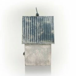 Outlet 🎁 Alpine Corporation Alpine 10" Vintage Patriotic Iron Birdhouse 😍 -Garden Decor Shop unnamed file 2670