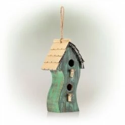 Outlet 🌟 Alpine Corporation 17" Swirly Wood Birdhouse Red 🌟 -Garden Decor Shop unnamed file 2710