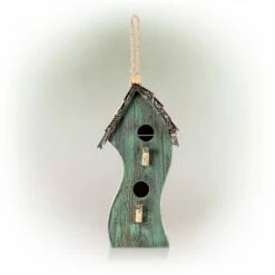 Outlet 🌟 Alpine Corporation 17" Swirly Wood Birdhouse Red 🌟 -Garden Decor Shop unnamed file 2713