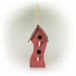 Outlet 🌟 Alpine Corporation 17" Swirly Wood Birdhouse Red 🌟 -Garden Decor Shop unnamed file 2715