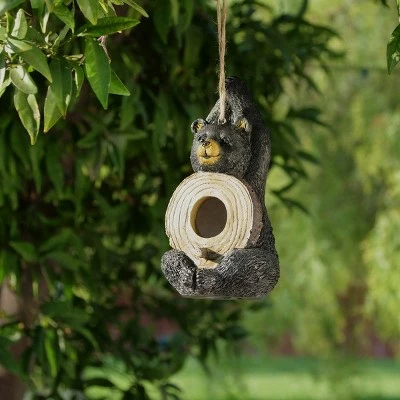 Buy βοΈ 10" Polyresin Bear Birdhouse Black/Brown - Alpine Corporation π 3 Buy βοΈ 10" Polyresin Bear Birdhouse Black/Brown - Alpine Corporation π