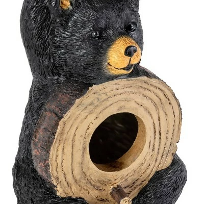 Buy βοΈ 10" Polyresin Bear Birdhouse Black/Brown - Alpine Corporation π 8 Buy βοΈ 10" Polyresin Bear Birdhouse Black/Brown - Alpine Corporation π - Image 6