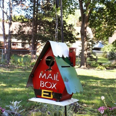 Hot Sale π₯ Sunnydaze Decor Sunnydaze Indoor/Outdoor Metal Santa Belt Birdhouse - 12.5" H π 3 Hot Sale π₯ Sunnydaze Decor Sunnydaze Indoor/Outdoor Metal Santa Belt Birdhouse - 12.5" H π