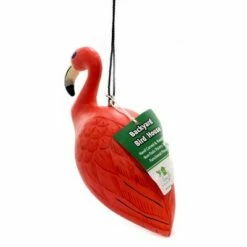 Best reviews of ✨ Gold Crest Distribution Home & Garden 9.0" Flamingo Birdhouse Albesia Wood Hand Painted Gold Crest Distributing - Bird And Insect Houses ⌛