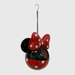 Best reviews of 💯 Disney 7" Minnie Mouse Hanging Resin Birdhouse 😍