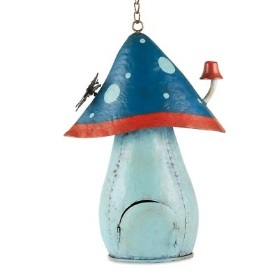 Best Pirce π₯ Zingz & Thingz Zingz & Thingz 25" Mushroom Iron Birdhouse Blue π 7 Best Pirce π₯ Zingz & Thingz Zingz & Thingz 25" Mushroom Iron Birdhouse Blue π - Image 5