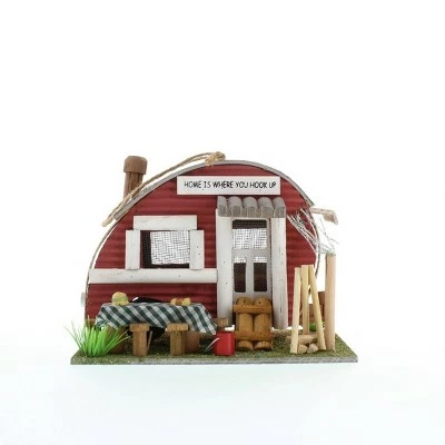 Top 10 π Zingz & Thingz Zingz & Thingz 7.95" Trailer Wood Birdhouse Red π 4 Top 10 π Zingz & Thingz Zingz & Thingz 7.95" Trailer Wood Birdhouse Red π - Image 2