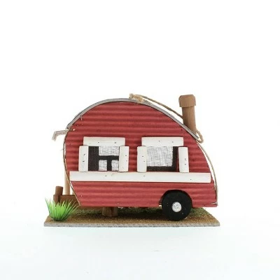 Top 10 π Zingz & Thingz Zingz & Thingz 7.95" Trailer Wood Birdhouse Red π 5 Top 10 π Zingz & Thingz Zingz & Thingz 7.95" Trailer Wood Birdhouse Red π - Image 3