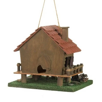 Discount β€οΈ Zingz & Thingz Zingz & Thingz 8.875" Woodland Cabin Wood Birdhouse π 4 Discount β€οΈ Zingz & Thingz Zingz & Thingz 8.875" Woodland Cabin Wood Birdhouse π - Image 2