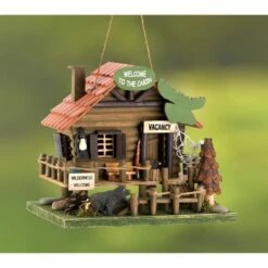 Discount β€οΈ Zingz & Thingz Zingz & Thingz 8.875" Woodland Cabin Wood Birdhouse π 11 Discount β€οΈ Zingz & Thingz Zingz & Thingz 8.875" Woodland Cabin Wood Birdhouse π -Garden Decor Shop unnamed file 2839