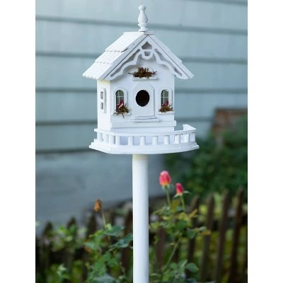 Cheap β€οΈ Zingz & Thingz Zingz & Thingz 29.95" Freestanding Victorian Wood Birdhouse White π€© 4 Cheap β€οΈ Zingz & Thingz Zingz & Thingz 29.95" Freestanding Victorian Wood Birdhouse White π€© - Image 2