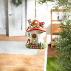 Top 10 👏 Zingz & Thingz Zingz & Thingz 5" Mushroom Cottage Polyresin Birdhouse 🥰 -Garden Decor Shop unnamed file 2904
