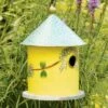 Best deal 🌟 12" Iron Hand Painted Bastion Cottage Birdhouse - ACHLA Designs 💯