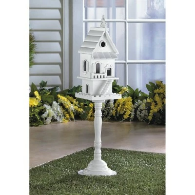 Best Sale β Zingz & Thingz Zingz & Thingz 27.25" Two Story Pedestal Wood Birdhouse White π 3 Best Sale β Zingz & Thingz Zingz & Thingz 27.25" Two Story Pedestal Wood Birdhouse White π