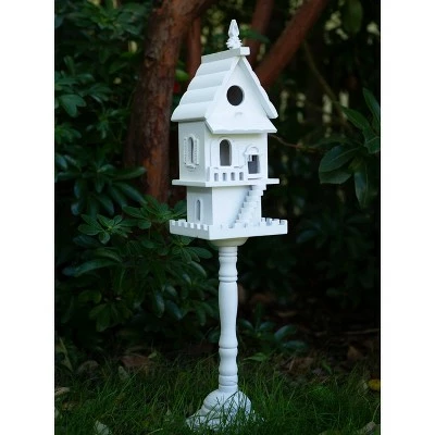 Best Sale β Zingz & Thingz Zingz & Thingz 27.25" Two Story Pedestal Wood Birdhouse White π 5 Best Sale β Zingz & Thingz Zingz & Thingz 27.25" Two Story Pedestal Wood Birdhouse White π - Image 3