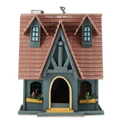 Brand new π₯ Zingz & Thingz Zingz & Thingz 12.5" Storybook Cottage Wood Birdhouse Green β€οΈ 4 Brand new π₯ Zingz & Thingz Zingz & Thingz 12.5" Storybook Cottage Wood Birdhouse Green β€οΈ - Image 2