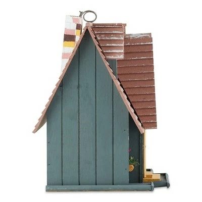 Brand new π₯ Zingz & Thingz Zingz & Thingz 12.5" Storybook Cottage Wood Birdhouse Green β€οΈ 5 Brand new π₯ Zingz & Thingz Zingz & Thingz 12.5" Storybook Cottage Wood Birdhouse Green β€οΈ - Image 3