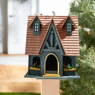 Brand new π₯ Zingz & Thingz Zingz & Thingz 12.5" Storybook Cottage Wood Birdhouse Green β€οΈ 8 Brand new π₯ Zingz & Thingz Zingz & Thingz 12.5" Storybook Cottage Wood Birdhouse Green β€οΈ - Image 6