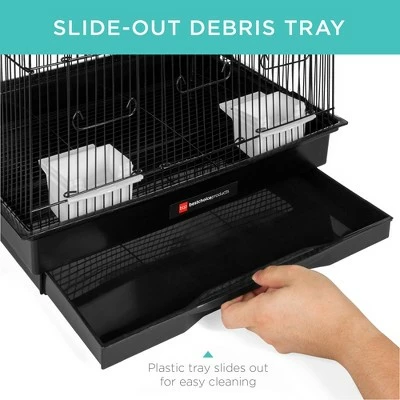 Best reviews of β€οΈ Best Choice Products 36in Indoor/Outdoor Iron Bird Cage for Parrot, Lovebird w/ Removable Tray, 4 Feeders, 2 Toys π― 4 Best reviews of β€οΈ Best Choice Products 36in Indoor/Outdoor Iron Bird Cage for Parrot, Lovebird w/ Removable Tray, 4 Feeders, 2 Toys π― - Image 2